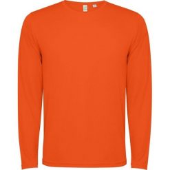 Koszulka Z Długim Rękawem Unisex Dla Dorosłych Estoril. Brązowe bluzki ROLY, bez wzorów, sportowe, bez kołnierzyka, bez ramiączek. Za 35.99 zł.