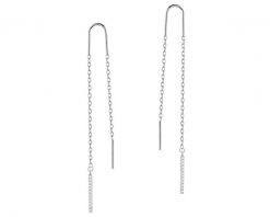 Kolczyki srebrne z cyrkoniami. Szare kolczyki Apart, z cyrkonią, srebrne. Za 139.00 zł.