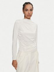 ACCESS FASHION Bluzka 44-2035-310 Biały Slim Fit. Białe bluzki ACCESS FASHION, m, bez wzorów, z syntetyku, bez kołnierzyka, bez ramiączek. Za 89.99 zł.