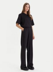 G-Star Raw Kombinezon D28670-B771 Czarny Relaxed Fit. Czarne sukienki G-Star Raw, m, bez wzorów, z bawełny, retro, bez kołnierzyka, bez ramiączek. Za 389.99 zł.