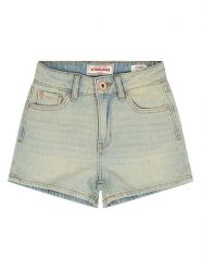 Vingino Szorty dżinsowe "Dora" w kolorze błękitnym rozmiar: 128. Niebieskie szorty Vingino, bez wzorów, klasyczne, z podwyższonym stanem. Za 95.99 zł.