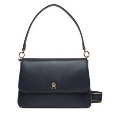 Torebka Tommy Hilfiger. Niebieskie torebki klasyczne TOMMY HILFIGER, bez wzorów, bez dodatków. Za 359.99 zł.