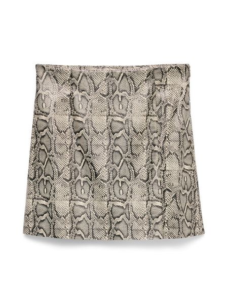 Vero Moda Spódnica z imitacji skóry Nelly 10336982 Beżowy Slim Fit. Brązowe spódnice Vero Moda, l, bez wzorów, ze skóry. Za 99.99 zł.