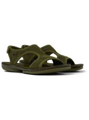Camper Sandały w kolorze khaki rozmiar: 40. Brązowe sandały Camper, bez wzorów, klasyczne, z otwartym noskiem, bez obcasa, bez zapięcia. Za 272.95 zł.