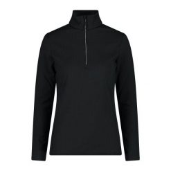 Kurtka polarowa softech z półzamkiem dla kobiet CMP. Czarne kurtki narciarskie CMP, l, bez wzorów, z polaru, bez kaptura, narciarskie. W wyprzedaży za 284.99 zł.