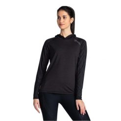 Bluza fitness damska Kilpi AILEEN-W. Czarne bluzy sportowe Kilpi, xs, bez wzorów, bez kaptura. Za 163.85 zł.