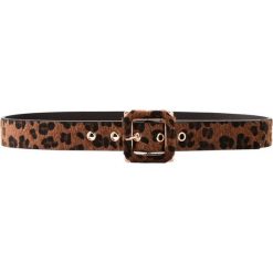 Pasek leo bonprix czarno-brązowy. Brązowe paski bonprix, bez wzorów. Za 37.99 zł.
