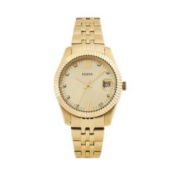 Zegarek Fossil. Żółte zegarki Fossil, złote. Za 689.99 zł.