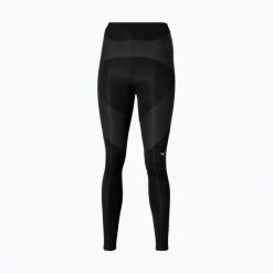 Legginsy do biegania damskie Mizuno Tech Biogear Sonic Long. Czarne legginsy Mizuno, s, bez wzorów, z elastanu, do biegania. Za 449.99 zł.