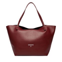 Torebka Patrizia Pepe. Brązowe shopper Patrizia Pepe, bez wzorów, bez dodatków. Za 1,289.99 zł.