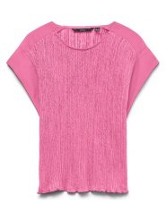 Vero Moda Bluzka w kolorze różowym rozmiar: XS. Różowe bluzki Vero Moda, xs, bez wzorów, bez kołnierzyka, bez ramiączek. Za 71.40 zł.