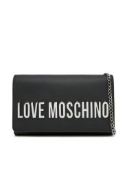 LOVE MOSCHINO Torebka JC4103PP1MKD000B Czarny. Czarne torebki klasyczne Love Moschino, bez wzorów, ze skóry, bez dodatków. Za 339.99 zł.