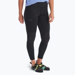 Spodnie damskie Marmot Rock Haven Hybrid Tights. Czarne spodnie sportowe Marmot, m, bez wzorów, trekkingowe. Za 269.99 zł.