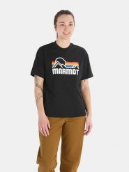 Marmot Koszulka "Coastal" w kolorze czarnym rozmiar: L. Czarne bluzki Marmot, l, bez wzorów, bez kołnierzyka, bez ramiączek. Za 105.38 zł.