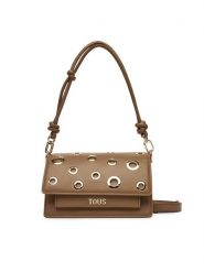 TOUS Torebka Audree Eyelets 2002202943 Brązowy. Brązowe torebki klasyczne Tous, bez wzorów, ze skóry, bez dodatków. Za 659.99 zł.