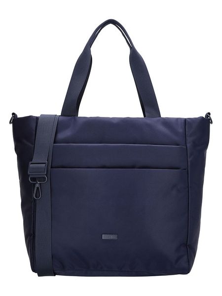 Beagles Torebka w kolorze granatowym - 43 x 33 x 15 cm rozmiar: onesize. Niebieskie torby na ramię Beagles, bez wzorów, z materiału, na ramię, bez dodatków. Za 138.87 zł.