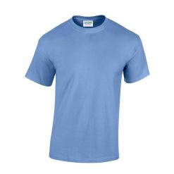 Ciężka Bawełniana Koszulka Unisex Dla Dorosłych. Niebieskie bluzki GILDAN, xl, bez wzorów, z bawełny, sportowe, bez kołnierzyka, bez ramiączek. Za 30.99 zł.