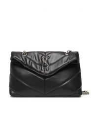 Steve Madden Torebka Bbelzer SM13000707-020002-BLK Czarny. Czarne torebki klasyczne Steve Madden, bez wzorów, ze skóry, bez dodatków. Za 379.99 zł.