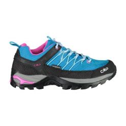 Damskie Niskie buty trekkingowe CMP Rigel waterprof. Niebieskie trekkingi CMP, z gumy, trekkingowe. Za 349.99 zł.