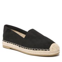 Espadryle Jenny Fairy. Czarne espadryle Jenny Fairy, bez wzorów, bez obcasa, bez zapięcia. Za 55.99 zł.