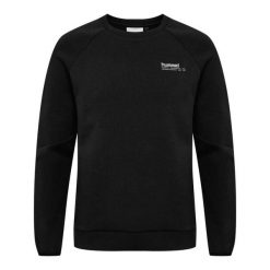 Bluza z okrągłym dekoltem Hummel Tech Fleece Regular. Czarne bluzy Hummel, na zimę, bez wzorów, z polaru, bez kaptura. Za 275.35 zł.