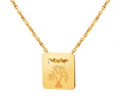 Złoty naszyjnik - drzewko. Żółte naszyjniki Apart, złote. Za 799.00 zł.