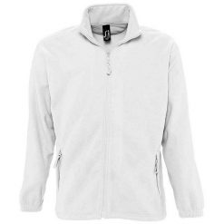 Bluza Polarowa Unisex Dla Dorosłych North. Białe bluzy SOL'S, na zimę, s, bez wzorów, z polaru, bez kaptura. Za 131.99 zł.