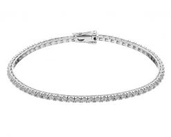 Bransoletka z białego złota z brylantami - 18 cm - 2,30 ct - próba 750. Białe bransoletki Apart, z brylantem, złote. Za 28,990.00 zł.