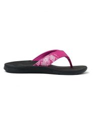 Reef Japonki "Santa Ana" w kolorze różowo-czarnym rozmiar: 37,5. Czarne klapki Reef, bez wzorów, z otwartym noskiem, bez obcasa. Za 218.57 zł.