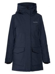 Didriksons Parka "Frida" w kolorze granatowym rozmiar: 36. Niebieskie parki Didriksons, bez kaptura. Za 457.95 zł.