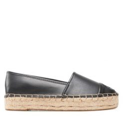 Espadryle Guess. Czarne espadryle Guess, z aplikacjami, bez obcasa, bez zapięcia. Za 239.99 zł.
