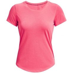 Koszulka do biegania damska Under Armour Streaker. Czerwone bluzki Under Armour, xl, bez wzorów, sportowe, bez kołnierzyka, bez ramiączek. W wyprzedaży za 111.10 zł.