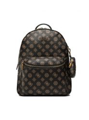 Guess Plecak House Party (PB) HWPB86 86330 Brązowy. Brązowe plecaki Guess, z aplikacjami, ze skóry. Za 619.99 zł.