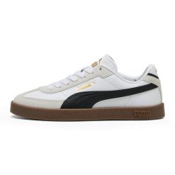 Buty do chodzenia damskie Puma Club Ii Era Jr. Białe trekkingi Puma, z materiału, do biegania. Za 174.85 zł.