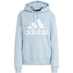Bluza damska adidas Essentials Big Logo Regular Fleece Hoodie. Białe bluzy Adidas, m, bez wzorów, bez kaptura. Za 219.00 zł.