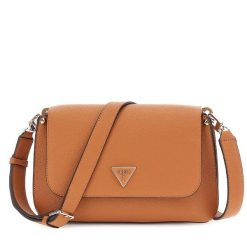 Torebka Guess. Brązowe listonoszki Guess, z aplikacjami, bez dodatków. Za 309.99 zł.