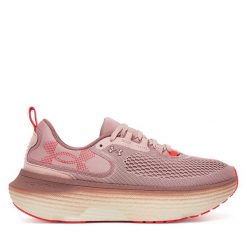 Buty do biegania Under Armour. Brązowe obuwie sportowe Under Armour, bez zapięcia, do biegania. Za 669.99 zł.