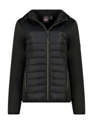 Geographical Norway Kurtka softshellowa "Typhosion" w kolorze czarnym rozmiar: L. Czarne kurtki sportowe Geographical Norway, l, bez wzorów, bez kaptura, outdoorowe. Za 175.67 zł.