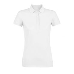Damska koszulka polo Sol's Owen. Białe koszulki polo SOL'S, s, bez wzorów, z bawełny, bez kołnierzyka, bez ramiączek. Za 137.50 zł.