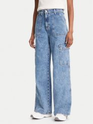 Tommy Jeans Jeansy Claire DW0DW20479 Niebieski Wide Leg. Niebieskie jeansy Tommy Jeans, bez wzorów. Za 519.99 zł.