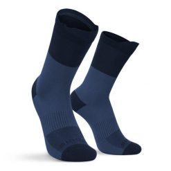 Skarpety za kostkę do biegania w terenie Trekking Siroko Pindos Blue. Niebieskie skarpety SIROKO, bez wzorów, z materiału. Za 42.00 zł.