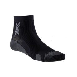 Skarpety biegowe X-Socks Run Perform Ankle. Szare skarpety XBIONIC, bez wzorów. Za 96.99 zł.