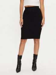 Guess Spódnica ołówkowa Isabella W4BD52 Z3HP2 Czarny Slim Fit. Czarne spódnice Guess, l, z aplikacjami, z wiskozy, ołówkowe. Za 199.99 zł.