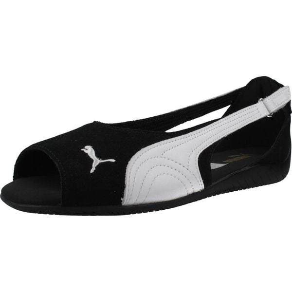Sandały PUMA YELLOW SPEEDCAT Czarny. Białe sandały Puma, bez wzorów, ze skóry, bez obcasa, bez zapięcia. Za 270.99 zł.