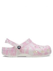 Crocs Klapki Classic Duke Print Clog 210003 Różowy. Czerwone klapki Crocs, bez wzorów, z tworzywa sztucznego, bez obcasa. Za 189.99 zł.