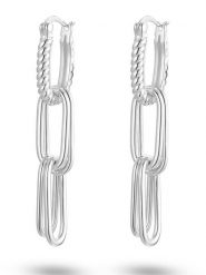 Eclat d'Argent Srebrne kolczyki rozmiar: onesize. Szare kolczyki Eclat d'Argent, srebrne. Za 300.78 zł.