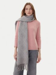Guess Szalik AW5217 VIS03 Szary. Szare rękawiczki Guess, z aplikacjami, z materiału. Za 239.99 zł.