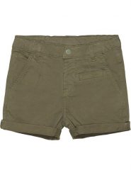 Enfant Szorty "Twill" w kolorze khaki rozmiar: 98. Brązowe szorty Enfant, z aplikacjami, klasyczne. Za 65.07 zł.