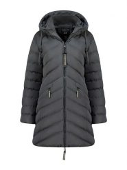 Canadian Peak Płaszcz zimowy "Clarisseak" w kolorze szarym rozmiar: XXL. Szare płaszcze Canadian Peak, na zimę, xxl, bez wzorów, z puchu, bez kaptura. Za 293.45 zł.