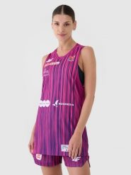 4F Koszulka meczowa replika wyjazdowa z sezonu 2024/25 damska 4F x KS Bydgoszcz - multikolor M. Białe koszulki sportowe 4f, bez wzorów, z dzianiny, bez ramiączek, na fitness i siłownię. Za 199.99 zł.